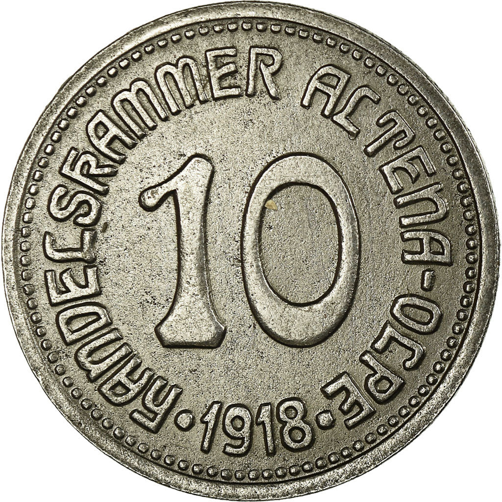Coin, Germany, Handelskammer Altena-Olpe, Altena, 10 Pfennig, 1918, AU(50-53)