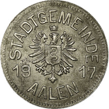 Moneta, Germania, Stadtgemeinde Aalen, Kriegsmünze, Aachen, 10 Pfennig, 1917
