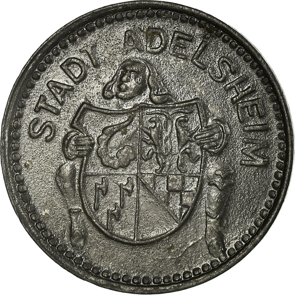 Moneta, Germania, Stadt Adelsheim, Klein-Geld-Ersatz, Adelsheim, 10 Pfennig, BB