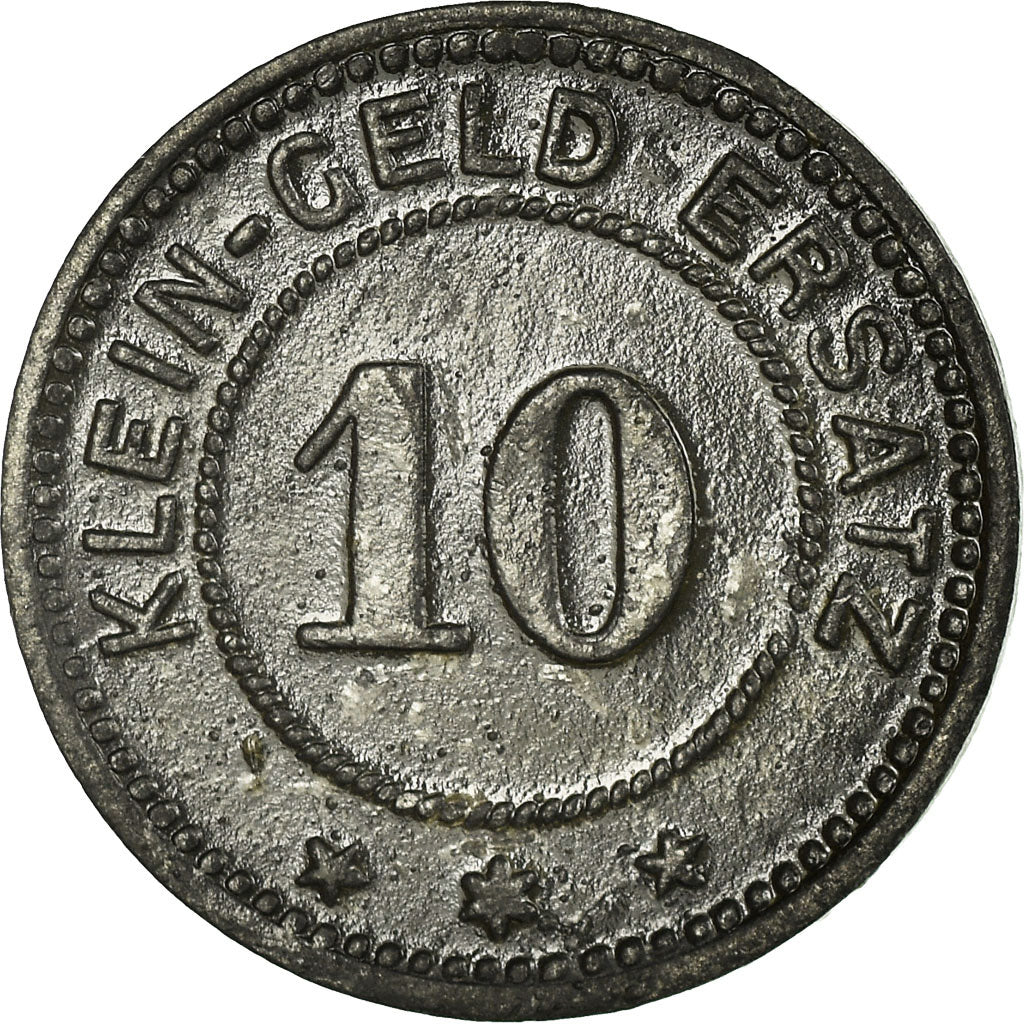 Moneta, Germania, Stadt Adelsheim, Klein-Geld-Ersatz, Adelsheim, 10 Pfennig, BB