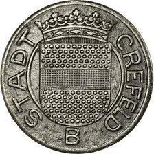 Moneta, Germania, Stadt Crefeld, Kriegs-Ersatzgeld, Crefeld, 10 Pfennig, 1918