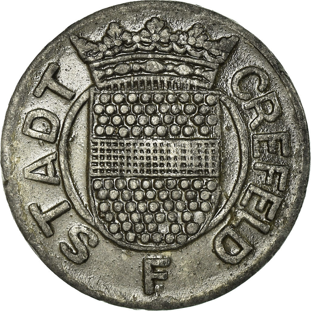 Münze, Deutschland, Stadt Crefeld, Kriegs-Ersatzgeld, Crefeld, 5 Pfennig, 1919