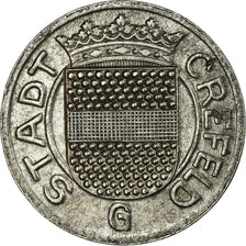 Coin, Germany, Stadt Crefeld, Kriegs-Ersatzgeld, Crefeld, 10 Pfennig, 1919