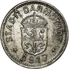 Moneta, Germania, Stadt Darmstadt, Kleingeldersatzmarke, Darmstadt, 10 Pfennig