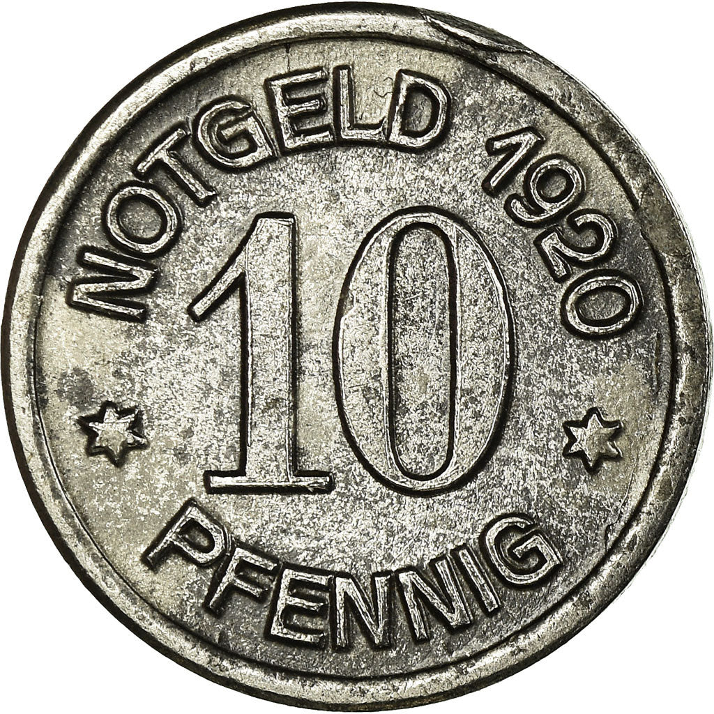 Monnaie, Allemagne, Kreis Daun, Notgeld, Daun, 10 Pfennig, 1920, TTB+, Iron