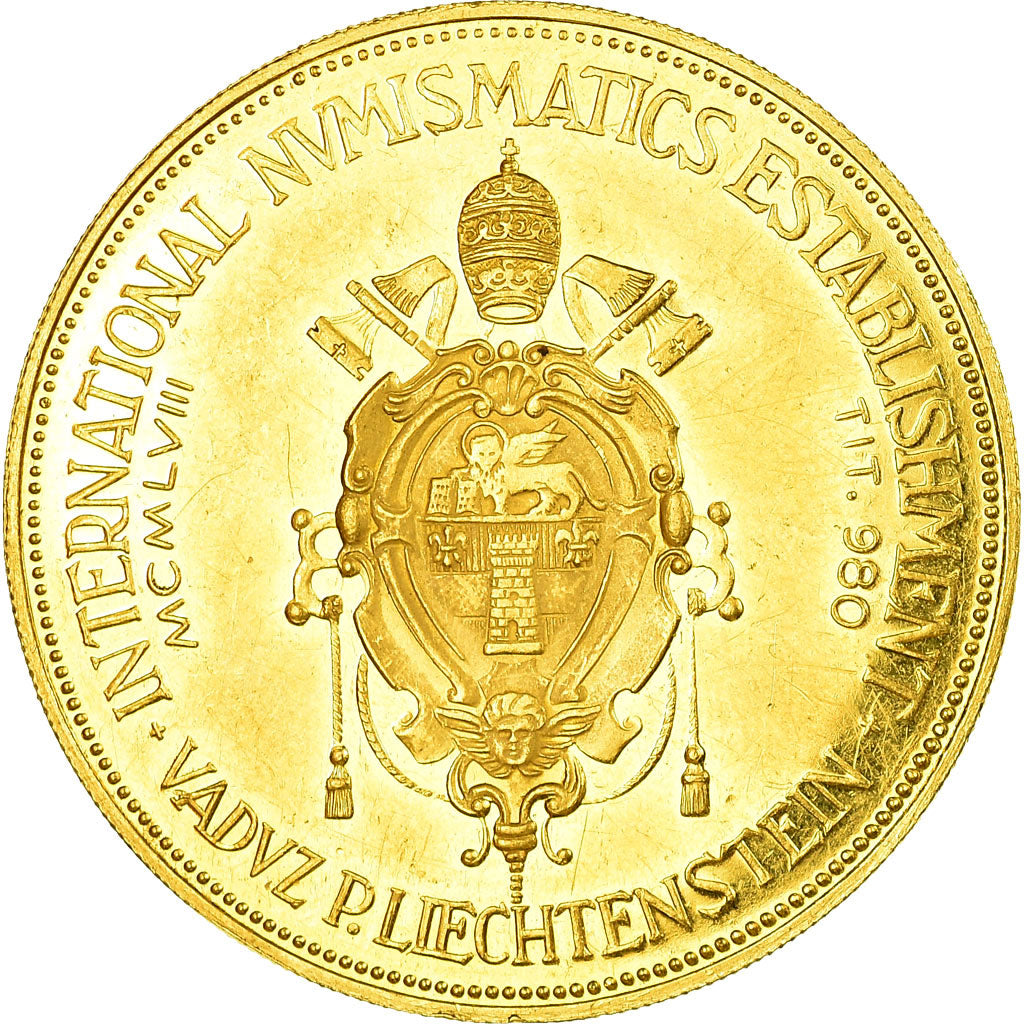 Vatican, Medal, International Numismatics Establishment, Lichtenstein, Giovanni