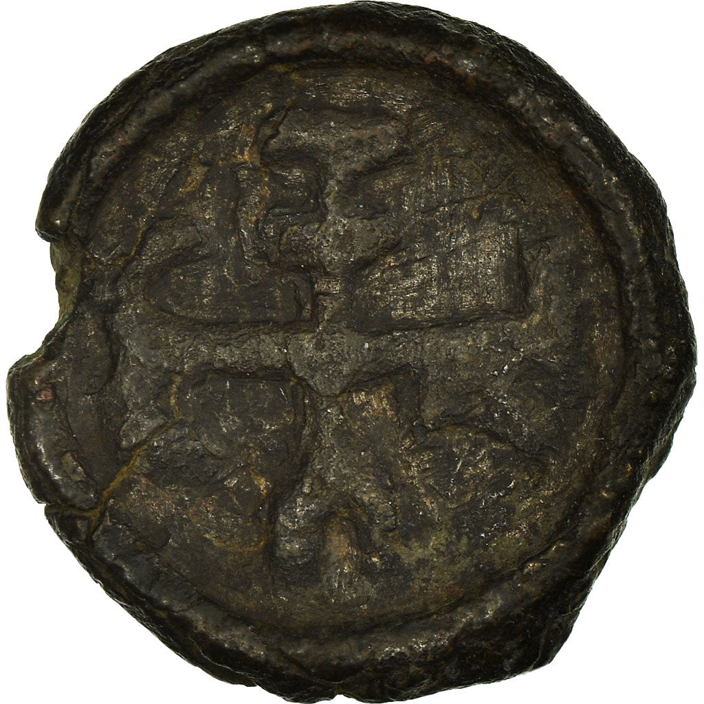 Coin, Constantine VII with Romanus I, Ae, 945-959, Cherson, VF(30-35), Copper