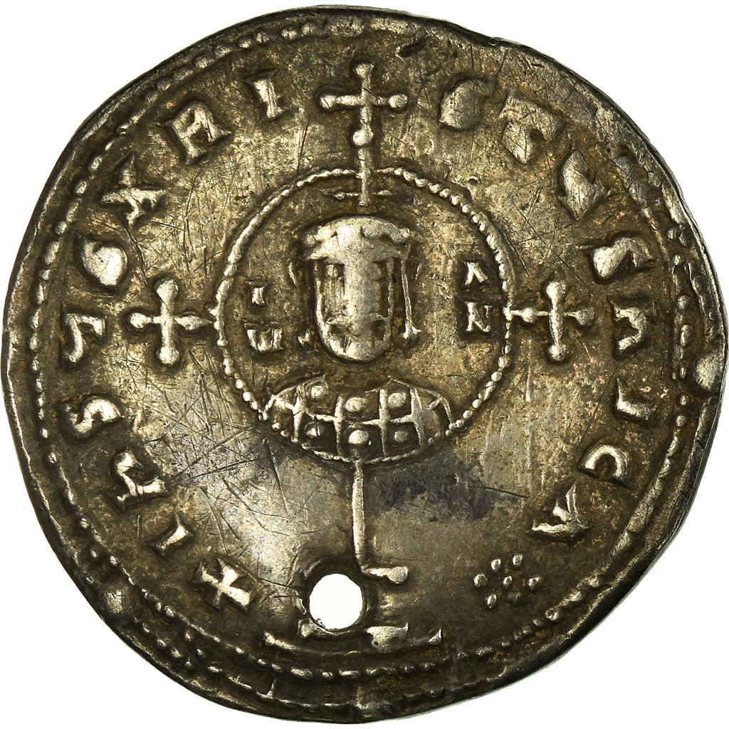 Coin, John I Tzimisces, Miliaresion, 969-976 AD, Constantinople, Holed