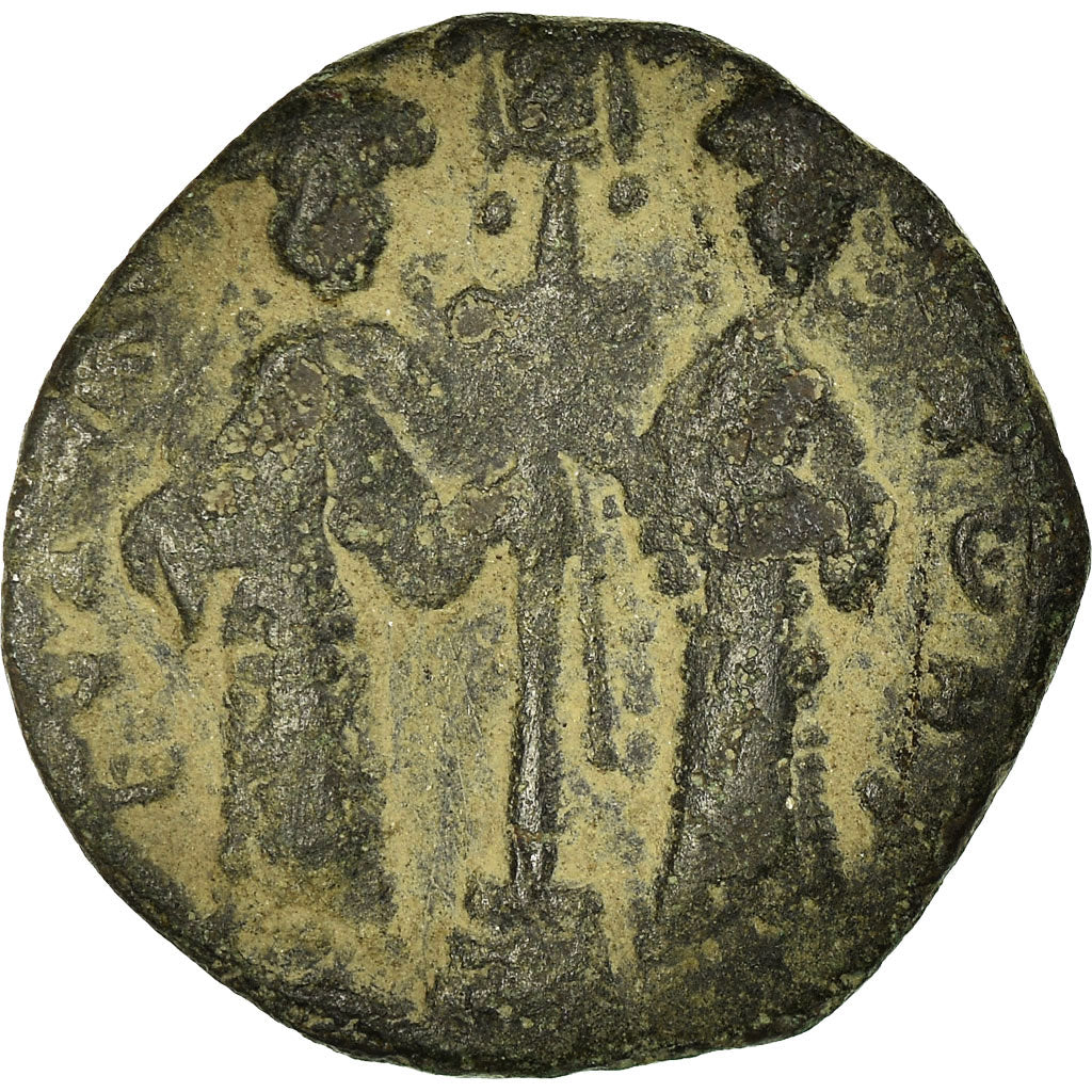 Munten, Constantijn X, Follis, 1059-1067, Constantinople, FR+, Koper, Sear:1853