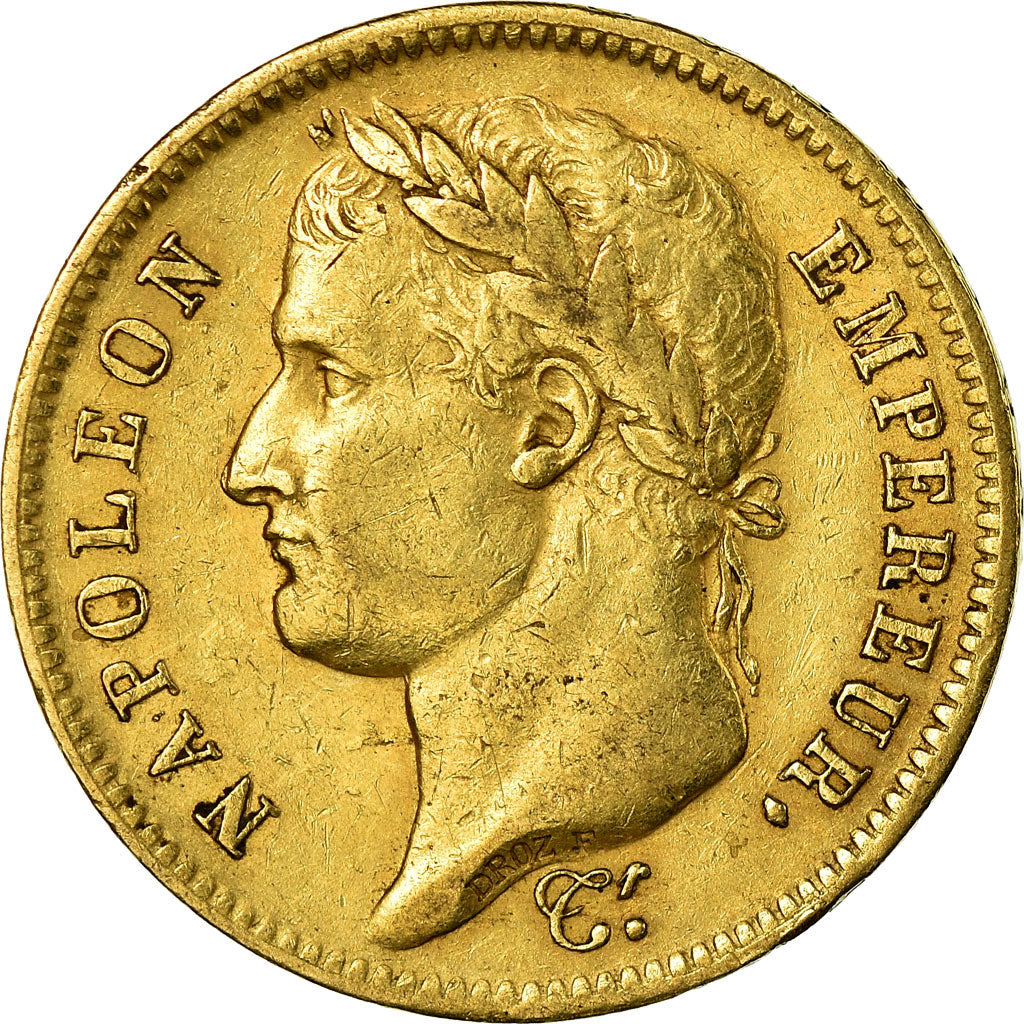 Moneta, Francja, Napoléon I, 40 Francs, 1811, Paris, EF(40-45), Złoto