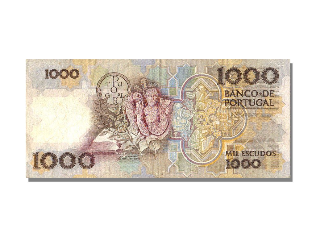 Portugal, 1000 Escudos, 1989, KM #181f, 1989-11-09, AU(55-58), CRB
