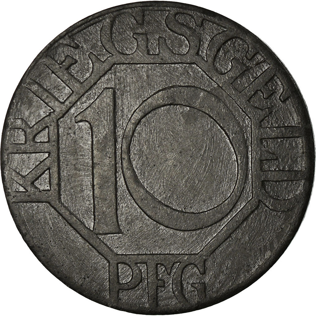 Coin, Germany, Stadt Dortmund, Kriegsgeld, Dortmund, 10 Pfennig, 1917