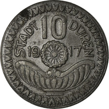 Coin, Germany, Stadt Düren, Düren, 10 Pfennig, 1917, AU(50-53), Zinc