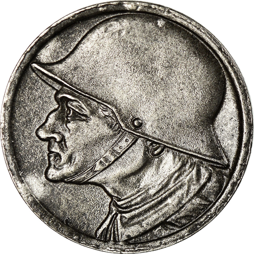 Coin, Germany, Stadt Düren, Düren, 10 Pfennig, 1918, AU(55-58), Iron
