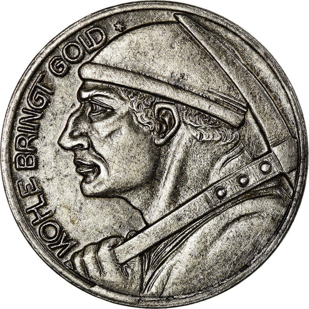 Monnaie, Allemagne, Stadt Düren, Düren, 1/2 Mark, 1919, SUP, Iron