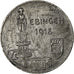 Coin, Germany, Kriegsnotgeld, Ebingen, 10 Pfennig, 1918, EF(40-45), Iron
