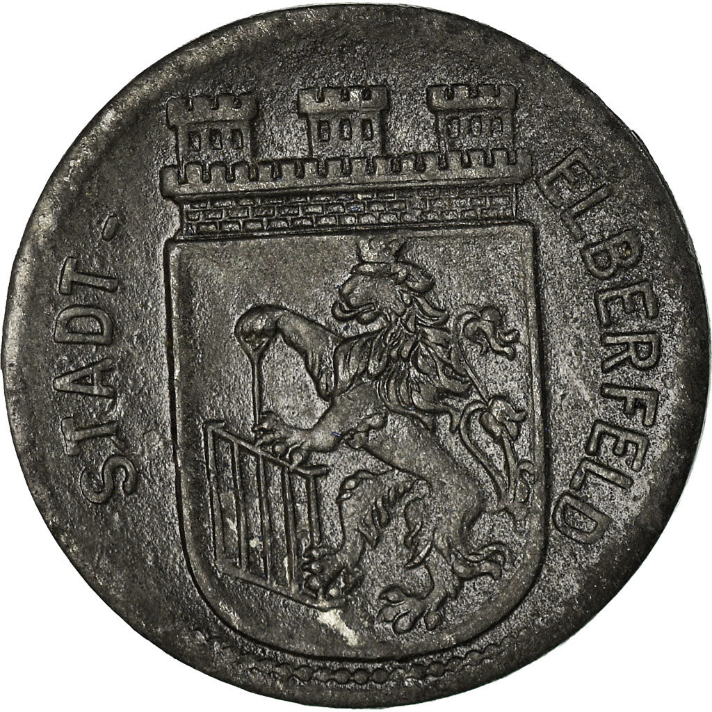 Monnaie, Allemagne, Stadt Elberfeld, Kriegsgeld, Elberfeld, 10 Pfennig, 1917
