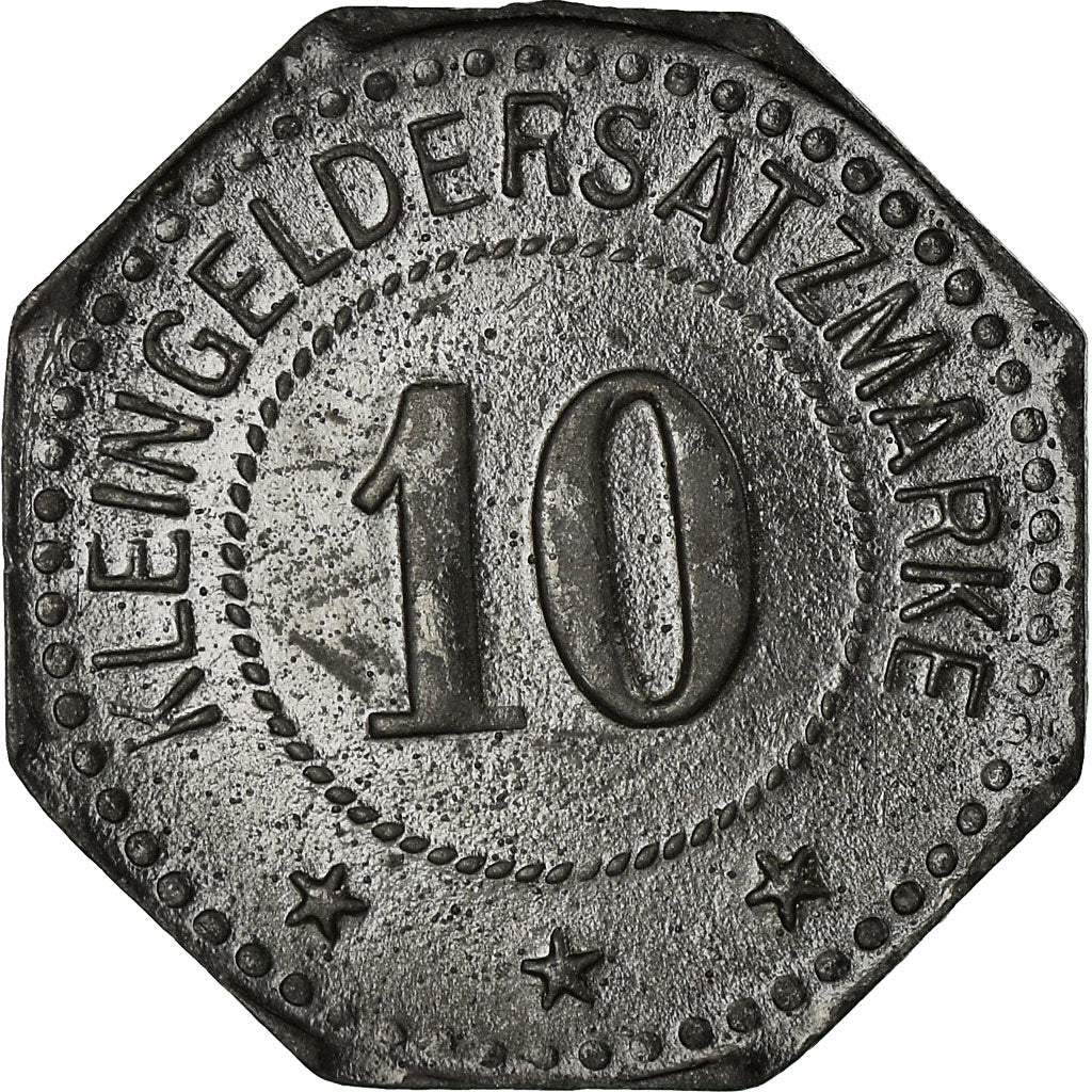 Münze, Deutschland, Stadt Flensburg, Kleingeldersatzmarke, Flensburg, 10