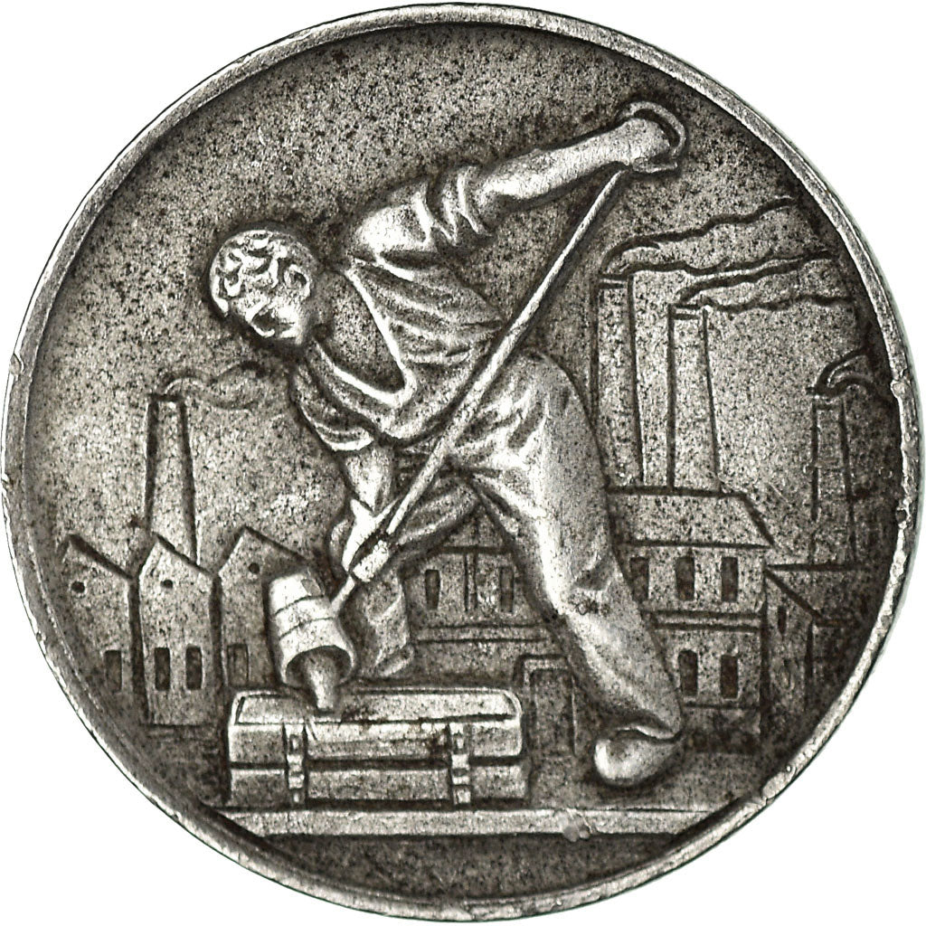 Coin, Germany, Stadt Frankenthal, Frankenthal, 10 Pfennig, 1918, EF(40-45), Iron