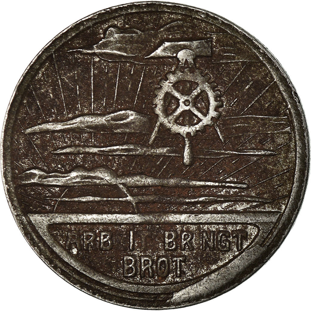Coin, Germany, Stadt Frankenthal, Frankenthal, 10 Pfennig, 1919, EF(40-45), Iron