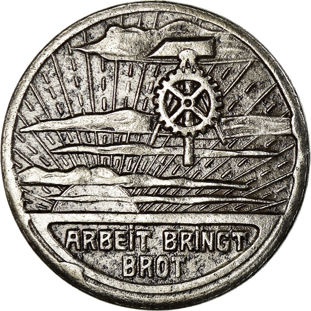 Coin, Germany, Stadt Frankenthal, Frankenthal, 10 Pfennig, 1919, EF(40-45), Iron