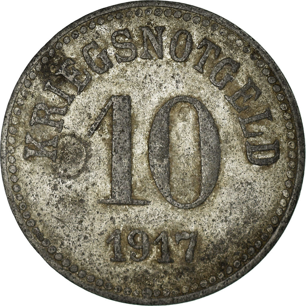 Coin, Germany, Stadt Fürth in Bayern, Fürth in Bayern, 10 Pfennig, 1917