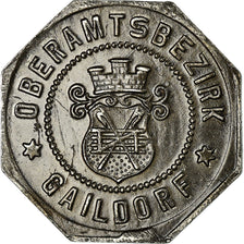 Coin, Germany, Oberamtsbezirk, Kriegsgeld, Gaildorf, 10 Pfennig, 1918