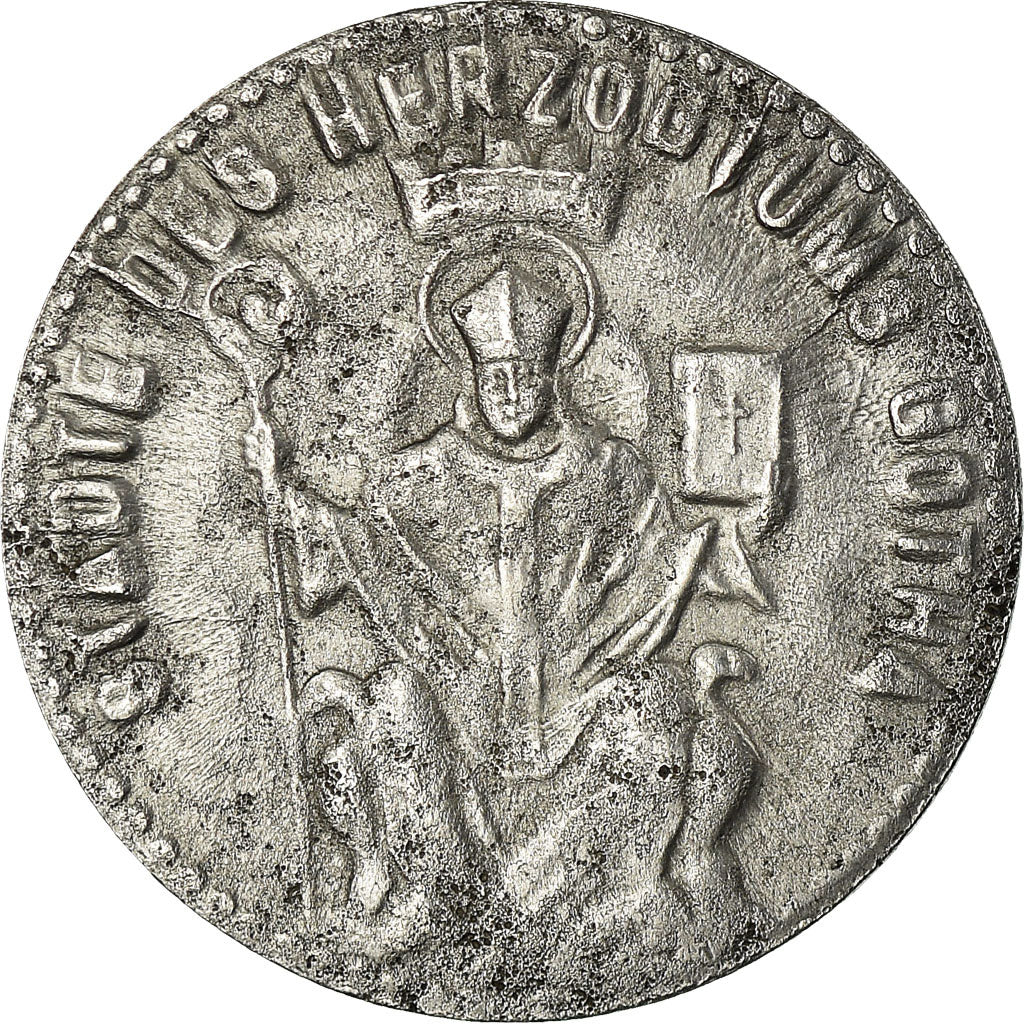 Monnaie, Allemagne, Stadte des Herzogtums Gotha, Gotha, 2 Pfennig, TTB, Iron