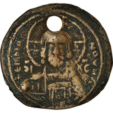 Coin, Anonymous, Follis, 976-1025, Constantinople, Holed, VF(30-35), Copper