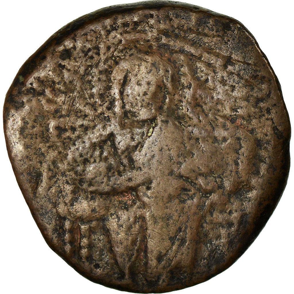 Coin, Anonymous, Follis, 1042-1055, Constantinople, VF(20-25), Copper, Sear:1836