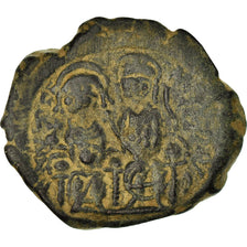 Munten, Justinus II, Follis, 572-573, Nicomedia, ZF, Koper, Sear:369