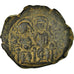 Munten, Justinus II, Follis, 572-573, Nicomedia, ZF, Koper, Sear:369