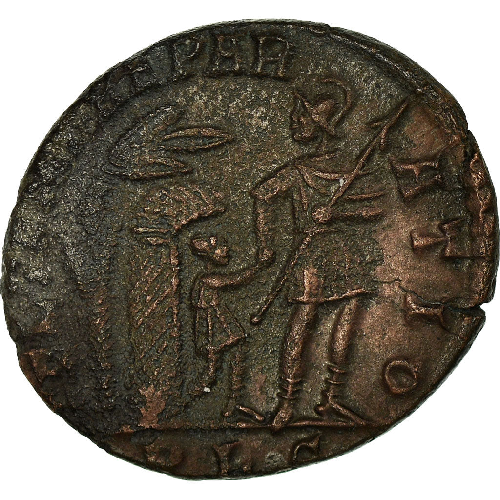 Coin, Constans, Centenionalis, 348-350, Lyon - Lugdunum, AU(50-53), Bronze