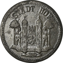 Moneta, Germania, Stadt Hof, Kriegsgeldersatzmarke, Hof, 50 Pfennig, 1918, BB