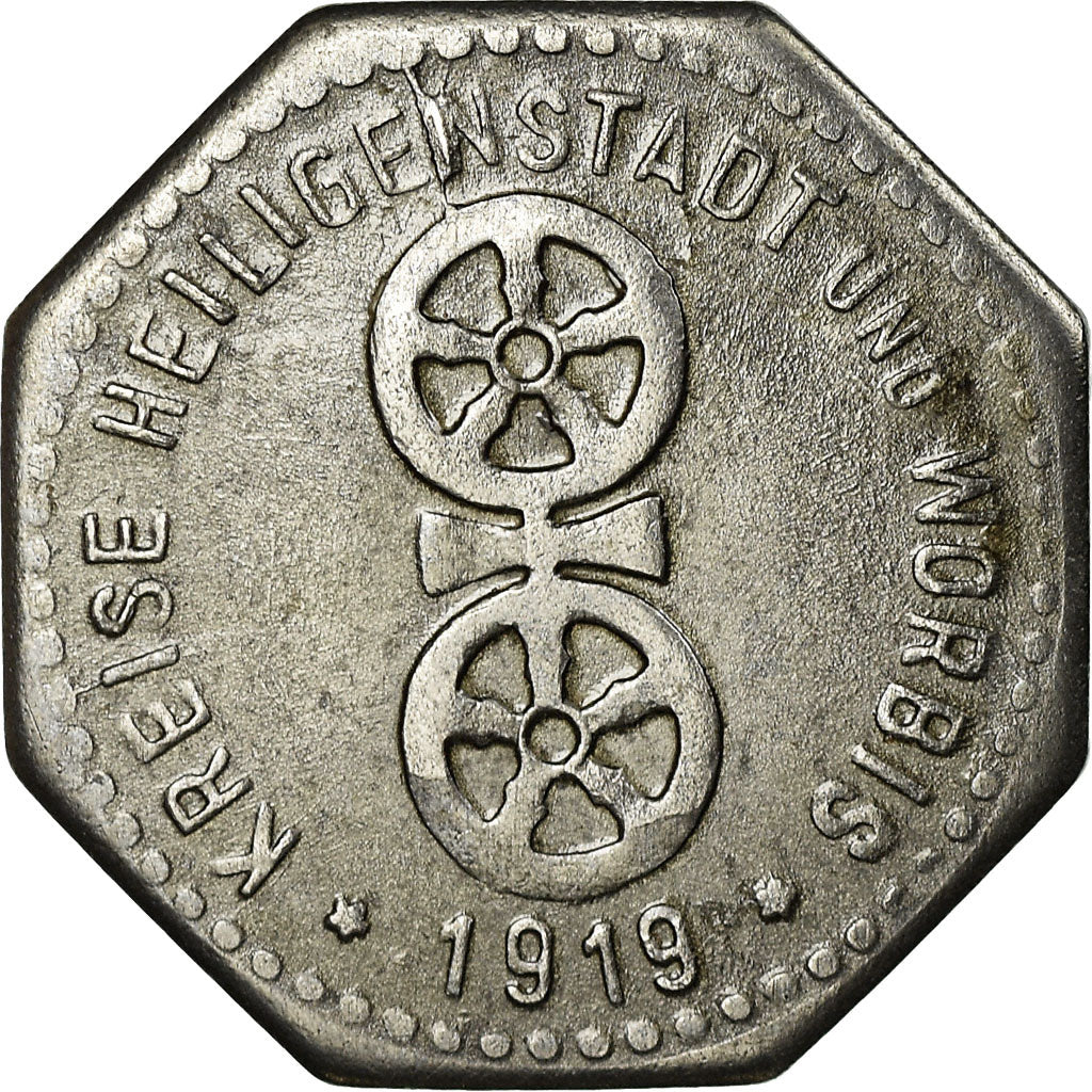 Monnaie, Allemagne, Kreise Heiligenstadt und Worbis, Heiligenstadt, 5 Pfennig