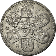 Münze, Deutschland, Kreis Heppenheim, Heppenheim, 10 Pfennig, 1918, SS+, Iron
