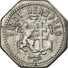 Moneta, Germania, Kleingeldersatzmarke, Hersfeld, 10 Pfennig, 1918, BB+, Ferro
