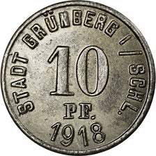 Coin, Germany, Stadt Grünberg, Kriegsgeld, Grünberg, 10 Pfennig, 1918