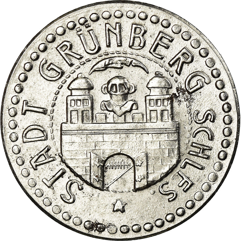 Coin, Germany, Stadt Grünberg Schlfs, Notgeld, Grünberg, 10 Pfennig, 1920