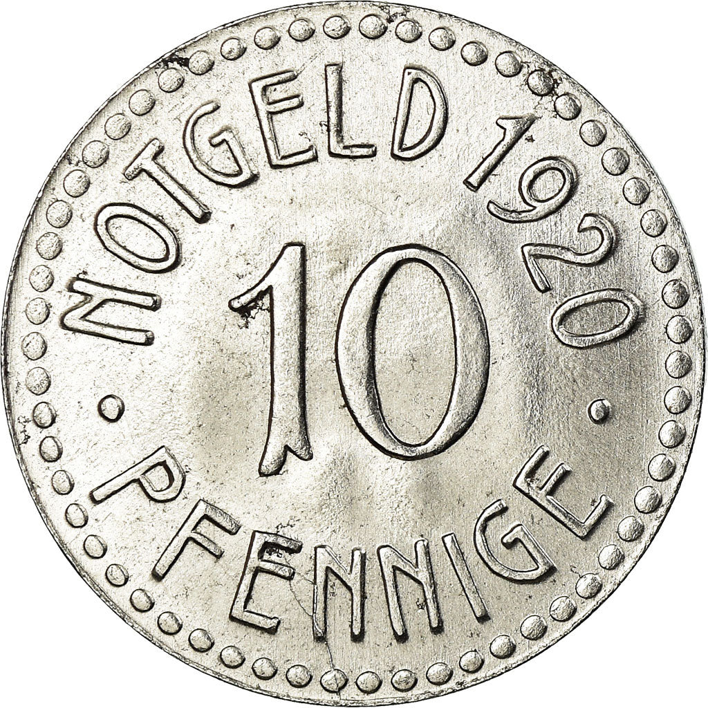 Coin, Germany, Stadt Grünberg Schlfs, Notgeld, Grünberg, 10 Pfennig, 1920