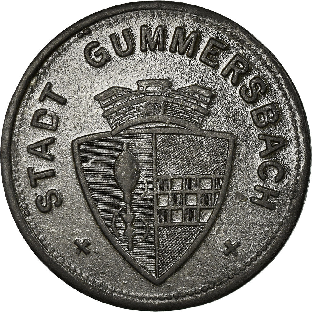 Coin, Germany, Stadt Gummersbach, Kriegsnotgeld, Gummersbach, 50 Pfennig, 1917