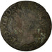 Moneda, Francia, Louis XIII, Double Tournois, 1643, La Rochelle, BC, Cobre