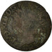 Coin, France, Louis XIII, Double Tournois, 1643, La Rochelle, VG(8-10), Copper