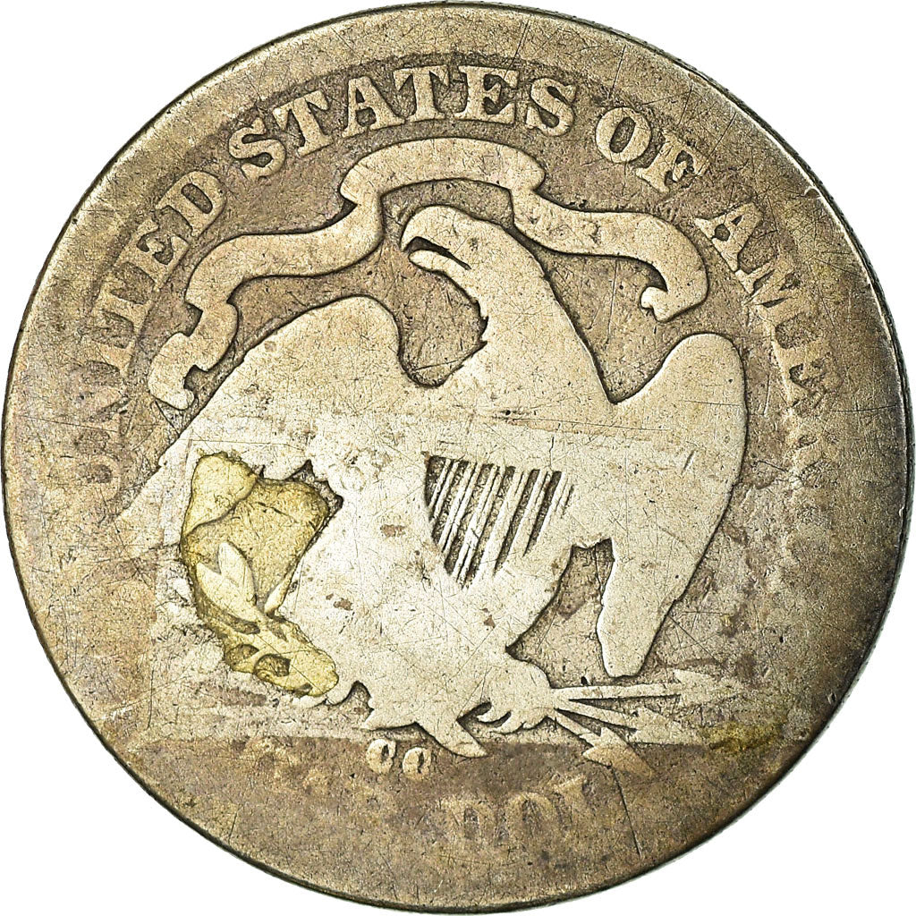 Coin, United States, Seated Liberty Quarter, Quarter, 1876, Carson City
