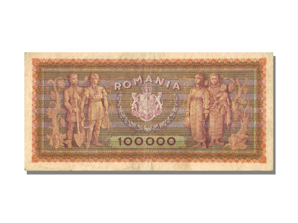 Romania, 100 000 Lei, 1947, 1947-11-25, AU(55-58), H.0149