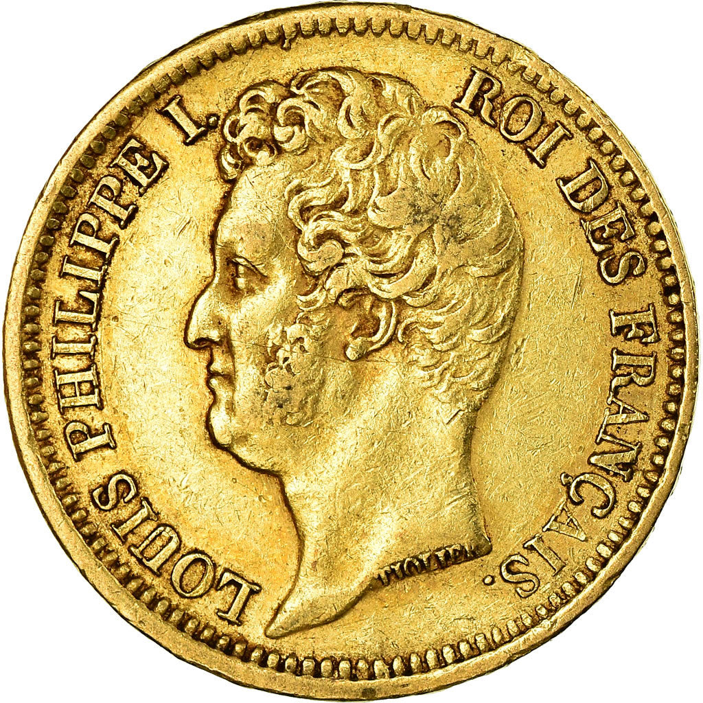 Coin, France, Louis-Philippe, 20 Francs, 1831, Paris, EF(40-45), Gold, KM:739.1