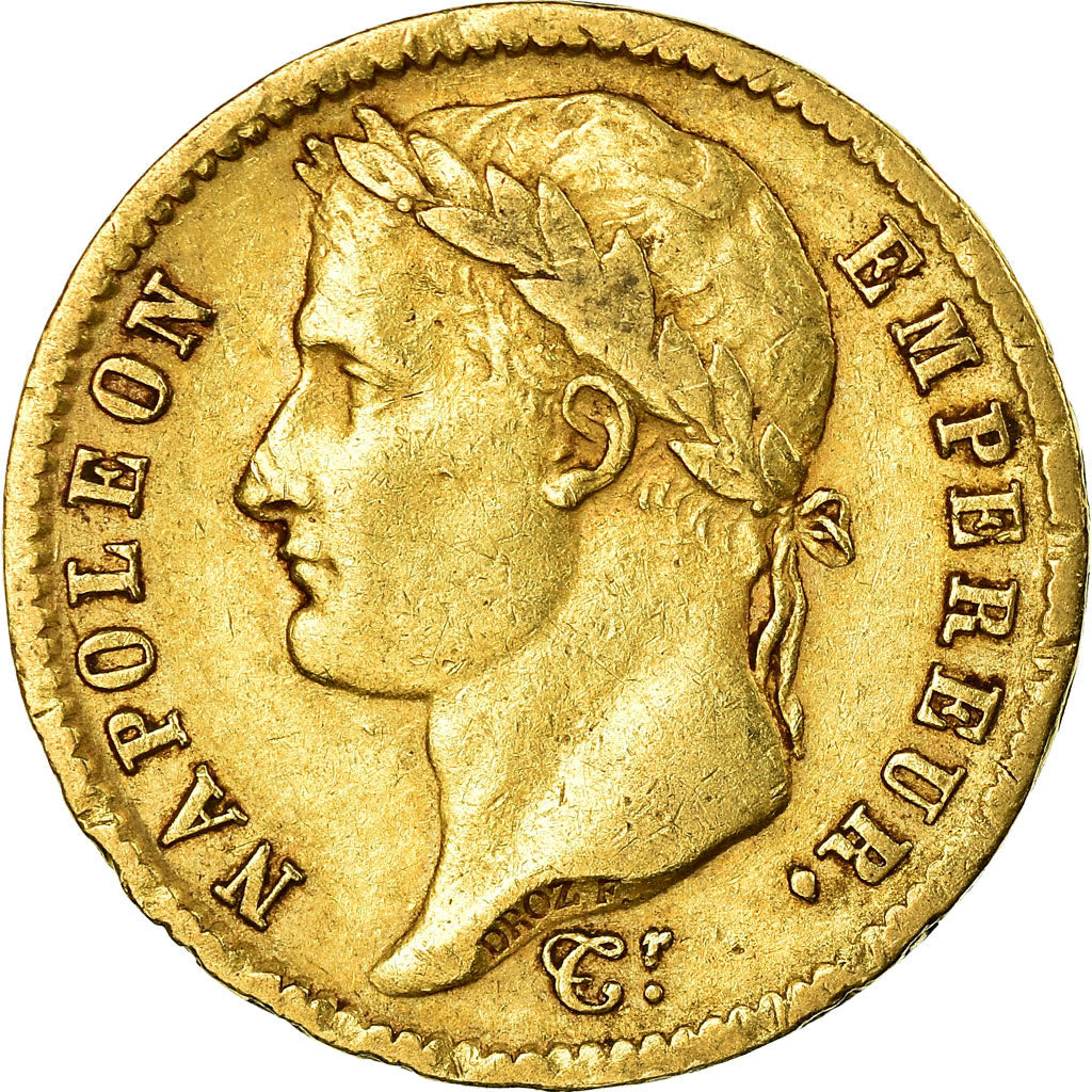 Moneta, Francja, Napoléon I, 20 Francs, 1808, Paris, EF(40-45), Złoto