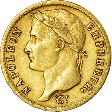Moneta, Francja, Napoléon I, 20 Francs, 1808, Paris, EF(40-45), Złoto