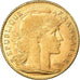 Moeda, França, Marianne, 10 Francs, 1912, Paris, VF(30-35), Dourado, KM:846