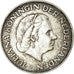 Coin, Netherlands, Juliana, 2-1/2 Gulden, 1966, EF(40-45), Silver, KM:185